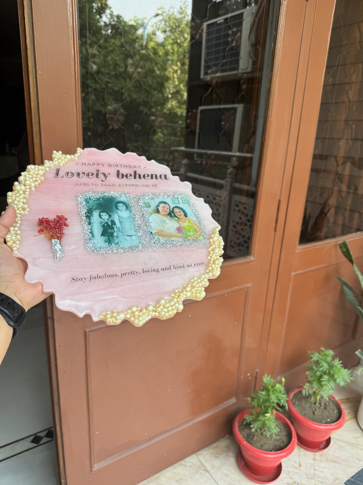 Personalised 12" Resin Photo Frame