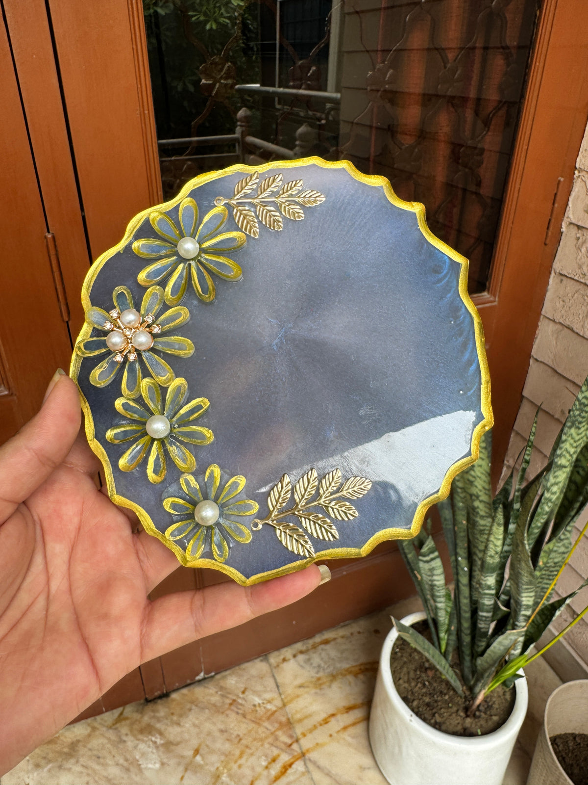 Custom Resin Tikka Platter & Pooja Thali