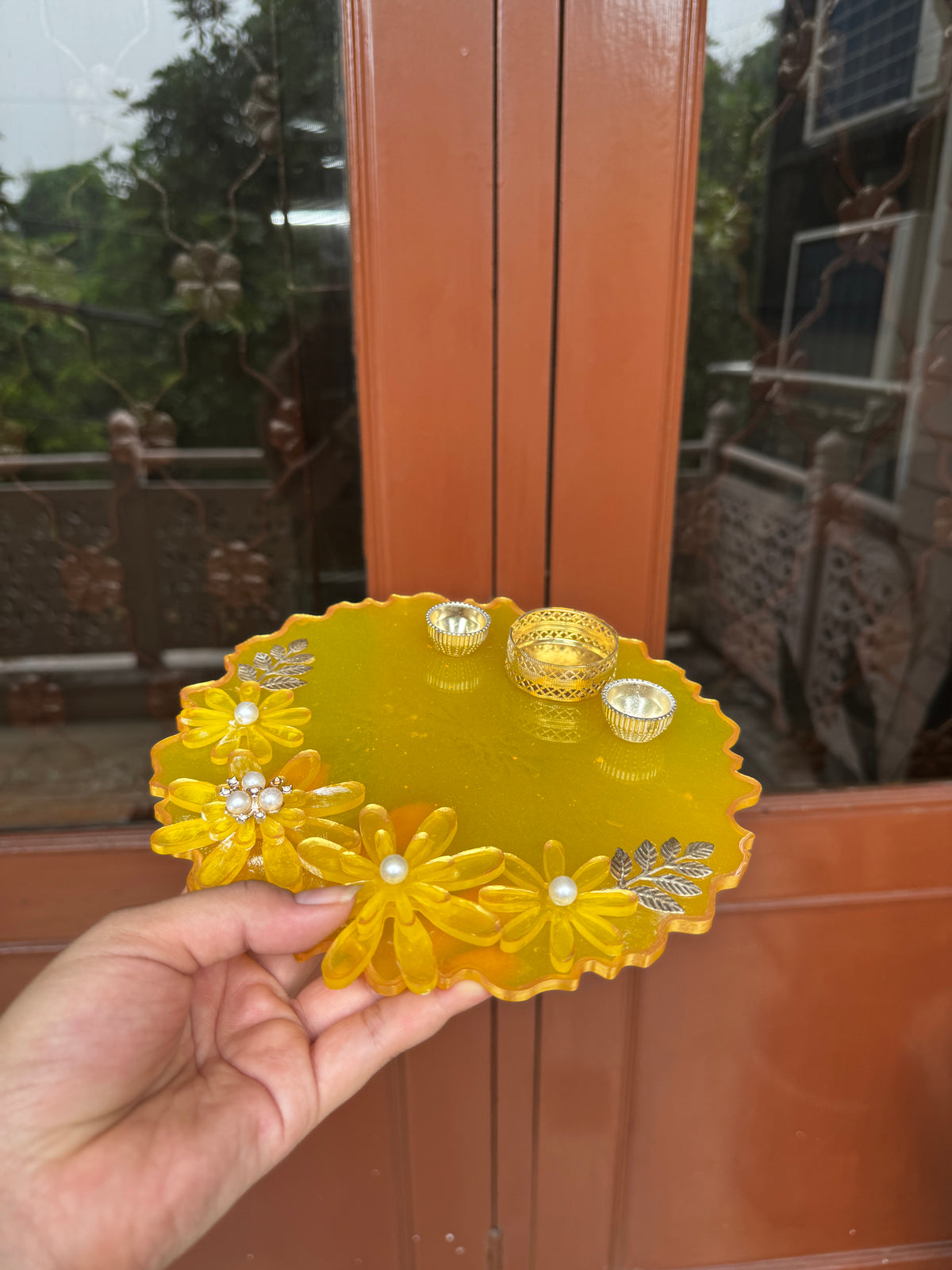 Custom Resin Tikka Platter & Pooja Thali