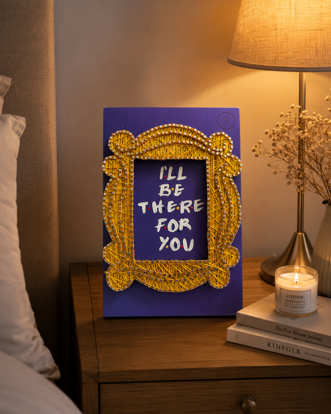 Friends Door String Art – handmade product view 4